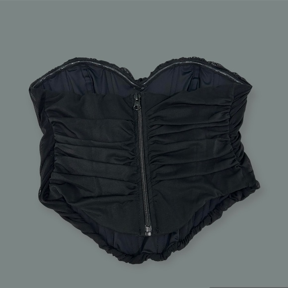 Black Tulle Corset - Picture 2 of 2